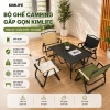 Bàn Ghế Gấp Gọn Kimlife BANGG01 Hợp Kim Cacbon Chống Gỉ Dễ Mang Tiện Lợi cho Dã Ngoại và Cắm Trại độ bền cao