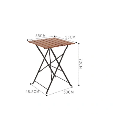 Bàn Gỗ BISTRO Patio Gấp Gọn - Bàn Ăn, Cà Phê, Du Lịch Dã Ngoại, Giá chỉ 371,000₫ 9