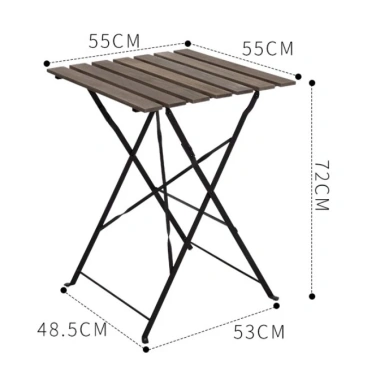 Bàn Gỗ BISTRO Patio Gấp Gọn - Bàn Ăn, Cà Phê, Du Lịch Dã Ngoại, Giá chỉ 371,000₫ 10