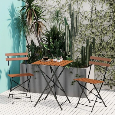 Bàn Gỗ BISTRO Patio Mini Gấp Gọn - Phù Hợp Ăn Uống, Cà Phê, Dã Ngoại - 345.000đ