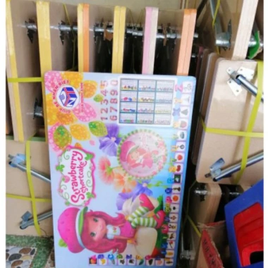 Bàn học bé hình hoạt hình dễ thương, ngồi bệt đa năng, gấp xếp gọn - 95k 5