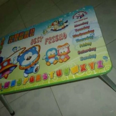 Bàn học bé hình hoạt hình dễ thương, ngồi bệt đa năng, gấp xếp gọn - 95k 6
