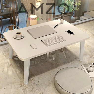 Bàn học gấp gọn mini chân nhựa thông minh, ngồi bệt, gập lại để giường xếp gọn - 92.500₫ 4
