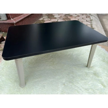 Bàn học gấp gọn mini mặt gỗ chân nhựa, dùng cho giường, laptop, siêu xinh 40x60x28cm – giá 90k 2