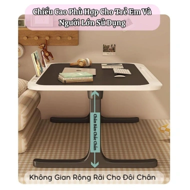 Bàn Học Gấp Gọn Mini PTLUXURY Ngồi Bệt Đa Năng Tiện Lợi - Giá 145.000đ 4