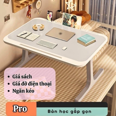Bàn Học Gấp Gọn Mini PTLUXURY Ngồi Bệt Đa Năng Tiện Lợi - Giá 145.000đ 6