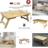 Bàn học làm việc gấp gọn chân thang gỗ cao su 40x60 - Giá 120k | D&H Furniture 2