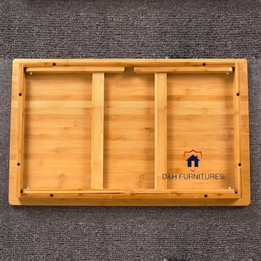 Bàn học làm việc gấp gọn chân thang gỗ cao su 40x60 - Giá 120k | D&H Furniture