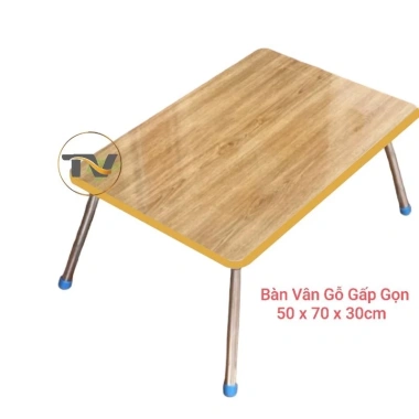 Bàn học ngồi bệt gấp gọn đa năng, dùng trên giường, xếp gọn, miễn phí ship, giá 95.000đ 4