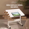 Bàn Học Xếp Gọn Di Động, Gấp Gọn Nâng Hạ Chiều Cao, Bánh Xe Di Chuyển, Gập Lại 2