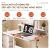 Bàn Học Xếp Gọn Di Động, Gấp Gọn Nâng Hạ Chiều Cao, Bánh Xe Di Chuyển, Gập Lại 8