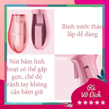 Bàn là hơi nước 1.500W GONA gấp gọn cầm tay mini - Giá ưu đãi 315.000 VND