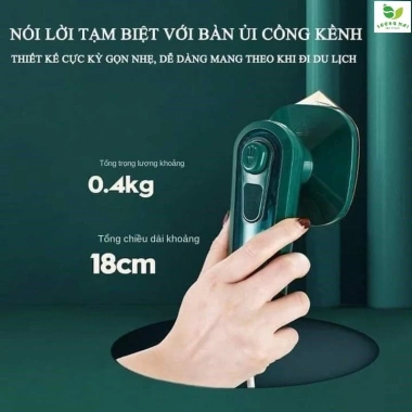 Bàn Là Hơi Nước Cầm Tay Mini Dễ Dùng Tiện Lợi Cho Du Lịch Giá Chỉ 99.000₫ 7