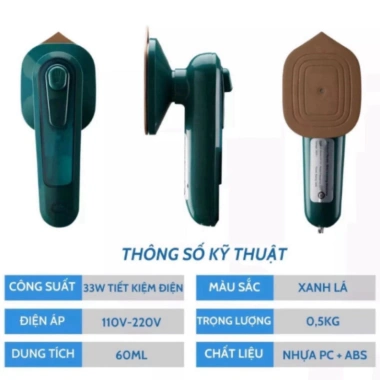 Bàn là hơi nước cầm tay mini nhẹ dễ dùng tiện lợi cho du lịch giá 99.000₫ 6