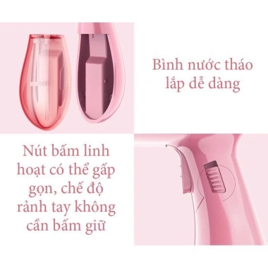 Bàn Là Hơi Nước Cầm Tay Mini SoKaNy SK-3.060 1.500W - Giá Ưu Đãi 595.000 VND 7 Bàn Là Hơi Nước Cầm Tay Mini SoKaNy SK-3.060 1.500W - Giá Ưu Đãi 595.000 VND 7