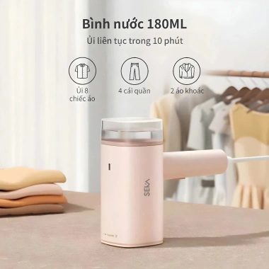 Bàn Là Hơi Nước Cầm Tay SK547 170ml Mini Gấp Gọn 1.200W – Bảo Hành 12 Tháng, Giá 419.000 VND 2