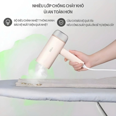 Bàn Là Hơi Nước Cầm Tay SK547 170ml Mini Gấp Gọn 1.200W – Bảo Hành 12 Tháng, Giá 419.000 VND 6