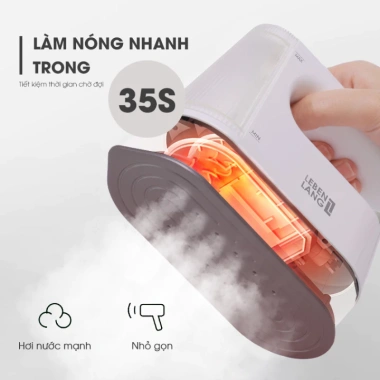 Bàn là hơi nước du lịch LEBENLANG LBL5.287 - Mặt gốm, nóng 35s, BH 24 tháng, chỉ 513.590₫