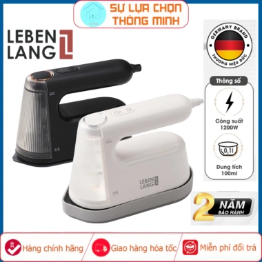 Bàn là hơi nước du lịch LEBENLANG LBL5.287 - Phủ gốm, nóng trong 35s siêu nhanh, bảo hành 2 năm, giá chỉ 494.000 đ