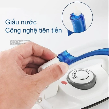 Bàn Là Hơi Nước Du Lịch Mini Hetian Travel Iron Gấp Gọn – Siêu Nhẹ, Nhanh, Giá Tốt 159.000₫