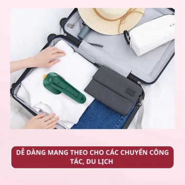 Bàn Là Hơi Nước Mini Cầm Tay - Nhỏ Gọn, Dễ Mang Theo, Giá 133k Giảm Đặc Biệt 7
