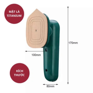 Bàn Là Hơi Nước Mini Cầm Tay - Nhỏ Gọn, Dễ Mang Theo, Giá 133k Giảm Đặc Biệt 9