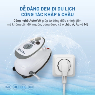 Bàn là ủi mini GKÖCH Y-816 420W - 2 chế độ, tiện du lịch, BH 12 tháng, 762.300₫