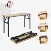 Bàn làm việc chân xếp gấp gọn, khung sắt chắc, MDF 17mm melamin - 510.000 VND