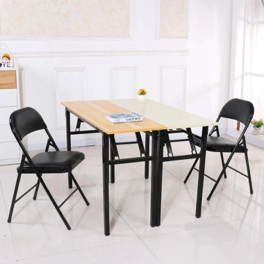 Bàn làm việc chân xếp gấp gọn, khung sắt chắc, MDF 17mm melamin - 510.000 VND 4