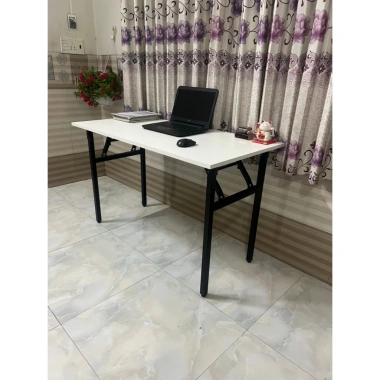 Bàn làm việc chân xếp gấp gọn, khung sắt chắc, MDF 17mm melamin - 510.000 VND 8