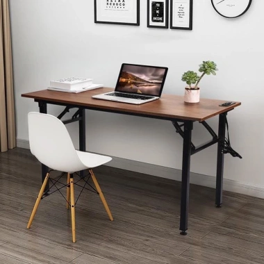 Bàn làm việc chân xếp gấp gọn, khung sắt dày, mặt MDF melamin - Giá chỉ 169.000₫ 3