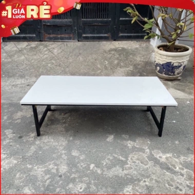 Bàn làm việc chân xếp gấp gọn, ngồi bệt, khung sắt dày, liên kết chắc chắn - Giá xưởng, MDF melamin 69.000₫ 3
