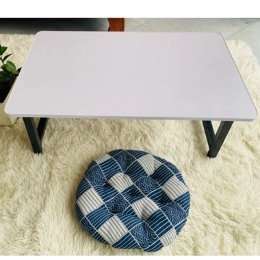 Bàn làm việc chân xếp gấp gọn, ngồi bệt, khung sắt dày, mặt bàn MDF melamin - Giá chỉ 59.000đ 2