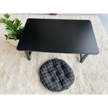 Bàn làm việc chân xếp gấp gọn, ngồi bệt, khung sắt dày, mặt bàn MDF melamin - Giá chỉ 59.000đ 3