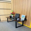 Bàn làm việc chân xếp gấp gọn, ngồi bệt khung sắt dày, mặt MDF melamin chống xước 100% Gia 190k 7