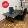 Bàn làm việc chân xếp gấp gọn, ngồi bệt, khung sắt dày, mặt MDF melamin chống xước - Giá chỉ 190.000₫