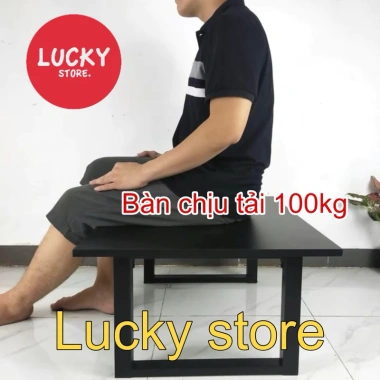 Bàn làm việc chân xếp gấp gọn, ngồi bệt, khung sắt dày, mặt MDF melamin chống xước - Giá chỉ 190.000₫ 3