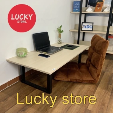 Bàn làm việc chân xếp gấp gọn, ngồi bệt, khung sắt dày, mặt MDF melamin chống xước - Giá chỉ 190.000₫ 6