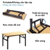 Bàn Làm Việc Gấp Gọn OFEEL Đa Năng Bàn Học Chân Xếp Tiện Lợi Giá Chỉ 349.000 VND 9