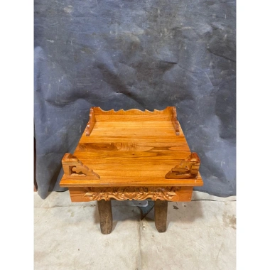 Bàn Ông Táo ngang 40cm gỗ xoan hoa sen truyền thống - Giá ưu đãi 450.000đ 4 Bàn Ông Táo ngang 40cm gỗ xoan hoa sen truyền thống - Giá ưu đãi 450.000đ 4