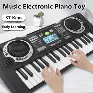 Bàn phím âm nhạc điện tử 37 phím trẻ em - Đồ chơi giáo dục, học âm nhạc sớm, 3 pin AA, giảm còn 75.000₫