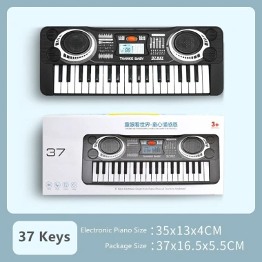 Bàn phím âm nhạc điện tử 37 phím trẻ em - Đồ chơi giáo dục, học âm nhạc sớm, 3 pin AA, giảm còn 75.000₫ 6 Bàn phím âm nhạc điện tử 37 phím trẻ em - Đồ chơi giáo dục, học âm nhạc sớm, 3 pin AA, giảm còn 75.000₫ 6