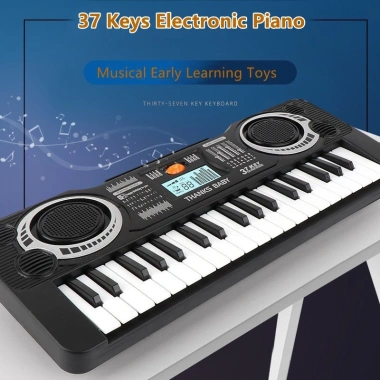 Bàn phím âm nhạc điện tử 37 phím trẻ em - Đồ chơi giáo dục, học âm nhạc sớm, 3 pin AA, giảm còn 75.000₫
