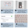 Bàn phím Bluetooth mini không dây Android, Windows, iPad, Laptop - 69.000 VND 8