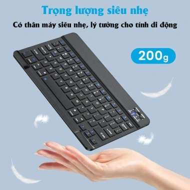 Bàn phím Bluetooth mini không dây Android, Windows, iPad, Laptop - 69.000 VND 9