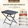 Bàn sắt lá cafe gấp gọn 40x60cm - Bàn xếp sơn tĩnh điện, chống gỉ, 152.500₫