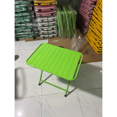Bàn sắt xếp gọn chắc chắn, chịu lực tốt, khung ống dày bền sang trọng - Giá 105.000₫ 4