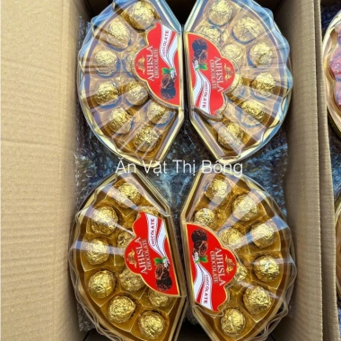 Bán sỉ thùng 24 hộp chocolate 10 viên - Trưng bày Tết, thiết kế đẹp, thơm ngon, 850k 4