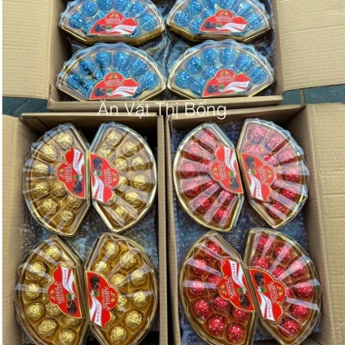 Bán sỉ thùng 24 hộp chocolate 10 viên - Trưng bày Tết, thiết kế đẹp, thơm ngon, 850k 5