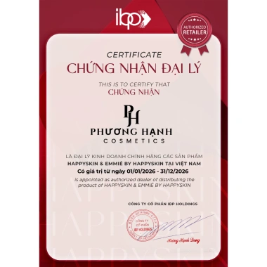 Bản tết Mặt nạ dừa Emmie HappySkin BioCell Dưỡng trắng phục hồi da 25g 132.300 VND